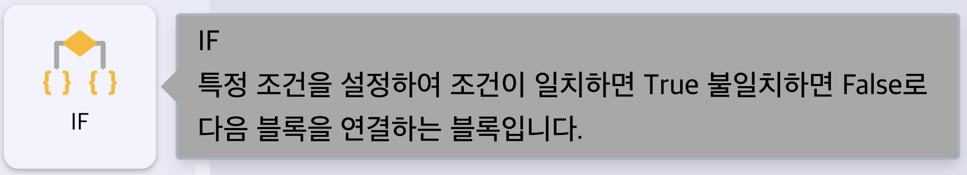 IF 블록 개요