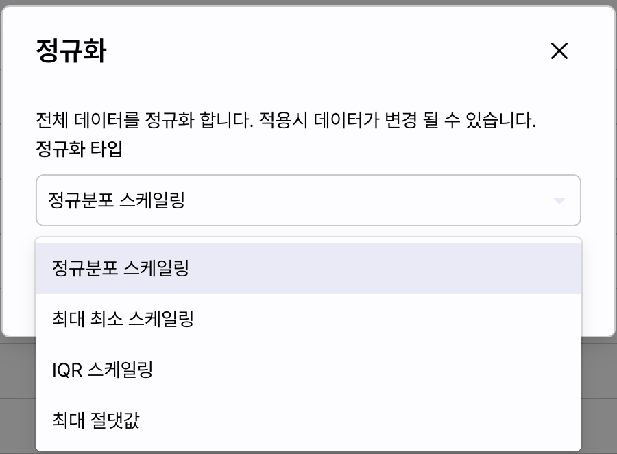 정규화