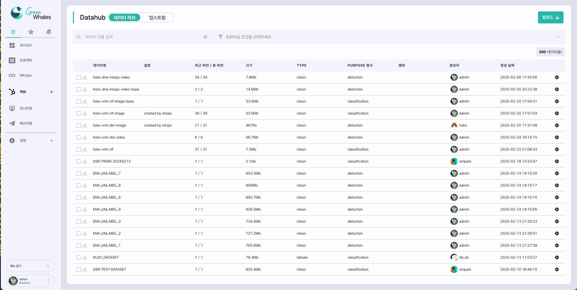 datahub_list